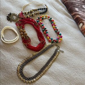 INDIAN/Nepali style Necklace Set-5, EUC